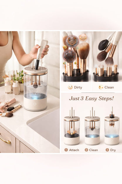 3 in 1 Electric Makeup Brush Cleaner